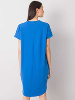 Ciemnoniebieska sukienka na co dzień Tillie RUE PARIS