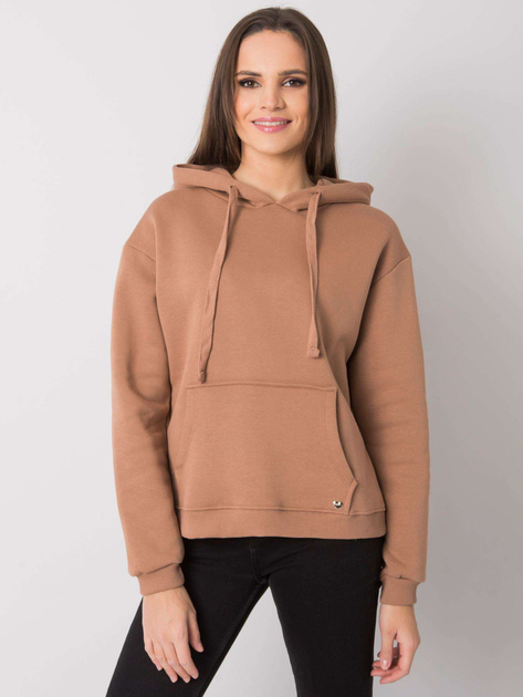 Camelowa damska bluza kangurka Georgie