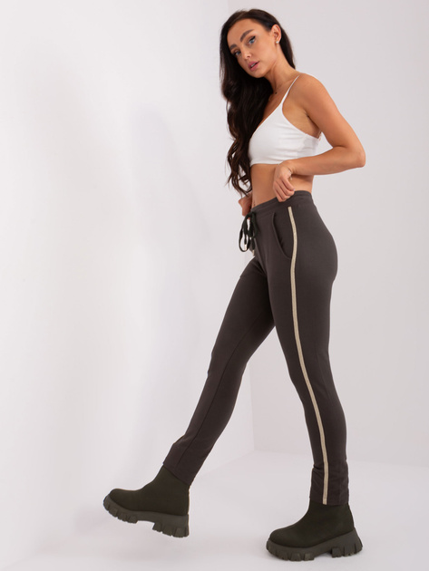 Hurt Khaki damskie spodnie dresowe z kieszeniami