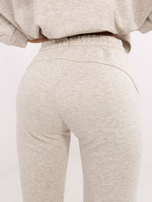 Hurt Jasnoszary melanżowy dwuczęściowy komplet basic