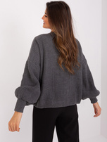 Hurt Ciemnoszary komplet z krótkim kardiganem 