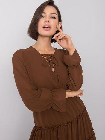 Braunes Kleid von Yana.