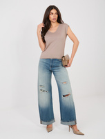 Fango damski t-shirt z dekoltem V SUBLEVEL 