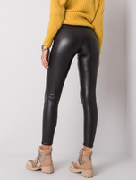 Czarne legginsy ze skóry ekologicznej Briana RUE PARIS