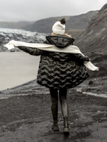 Hurt Ecru komplet zimowy z czapką i szalikiem Rubby RUE PARIS 