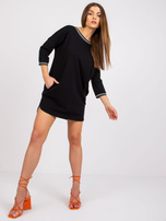 Czarna sukienka mini Nova RUE PARIS