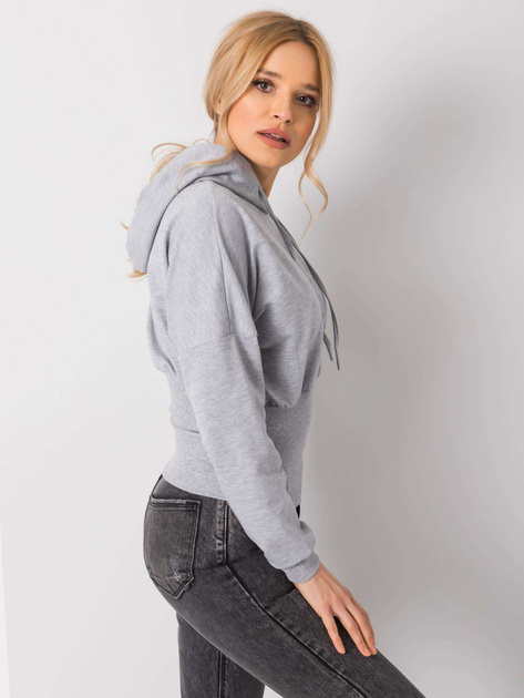 Szara melanżowa bluza Leilani RUE PARIS