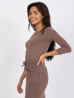 Brązowa bluzka Mona