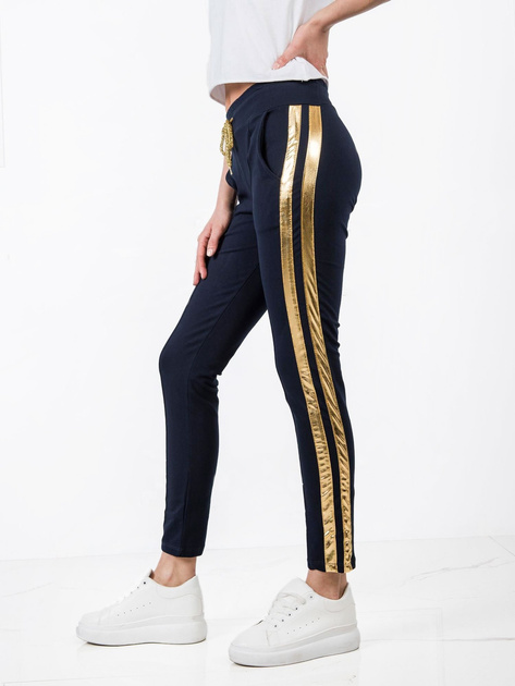 Granatowe spodnie Sibille