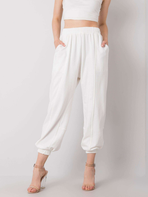 Białe spodnie dresowe June