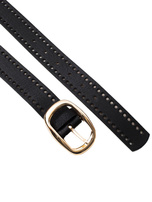 Hurtownia Czarny ażurowy pasek damski OCH BELLA