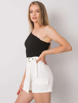 Ecru szorty damskie Fatema