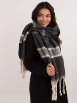 Hurtownia online Czarny zimowy szal damski