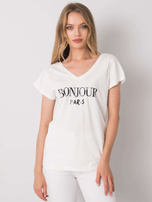 Ecru t-shirt Hortense