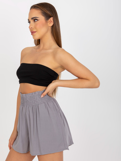 Hurtownia Szare zwiewne spodnie casualowe na lato FRESH MADE