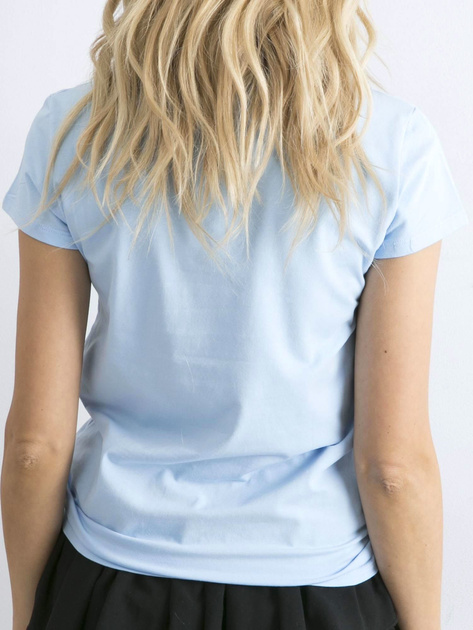 Jasnoniebieski t-shirt Peachy