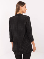 Czarna wizytowa marynarka z aplikacjami 