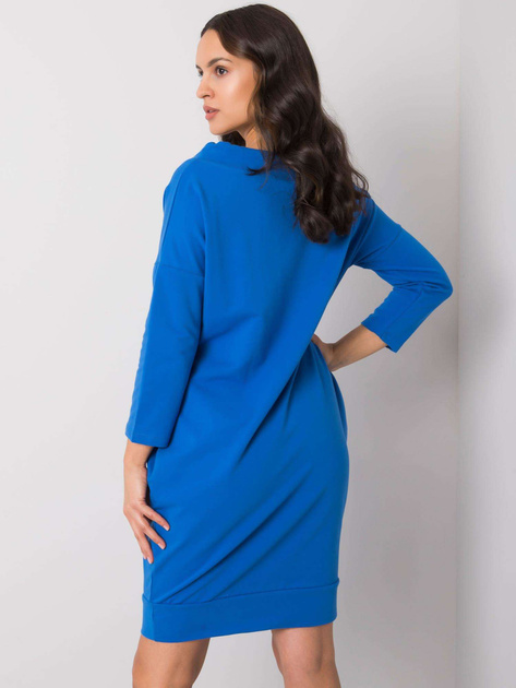 Ciemnoniebieska sukienka z bawełny Paulie