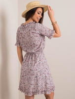 Jasnofioletowa sukienka Mirella