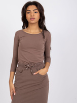 Brązowa bluzka Mona