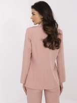 Hurt Brudnoróżowa marynarka z zapięciem na guzik