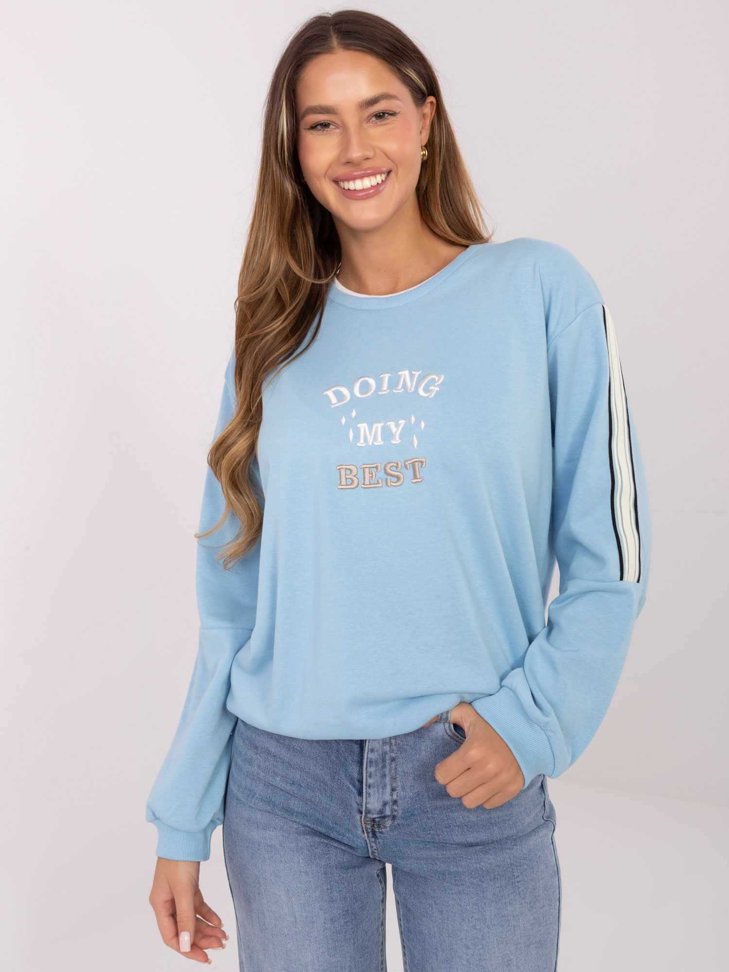 Bluza jasny niebieski