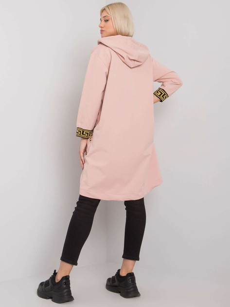 Brudnoróżowa bluza damska z kapturem Lisbon
