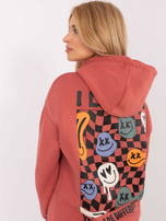 Hurt Koralowa ocieplana bluza z kapturem SUBLEVEL