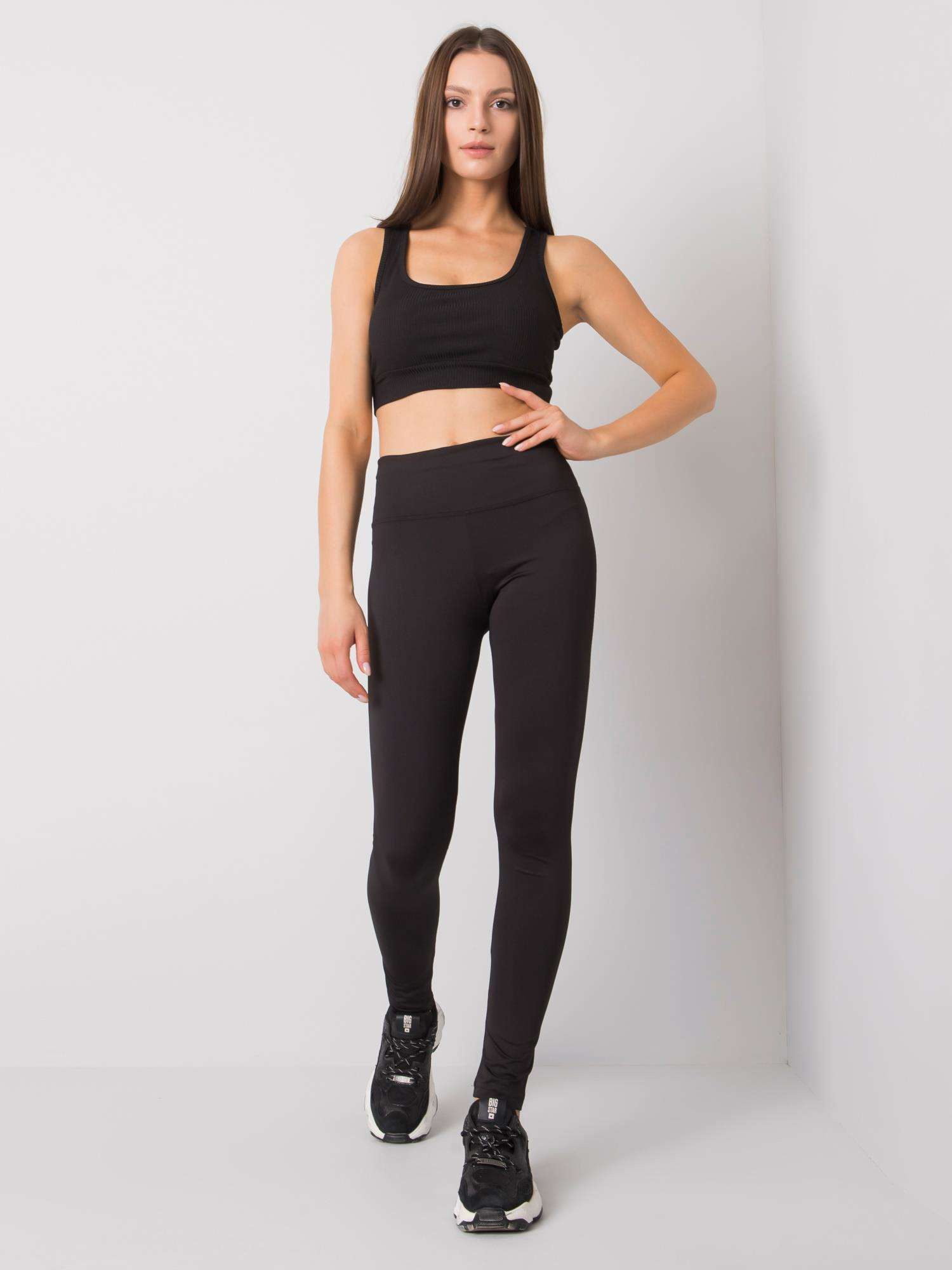 Black Leffy Sports Leggings