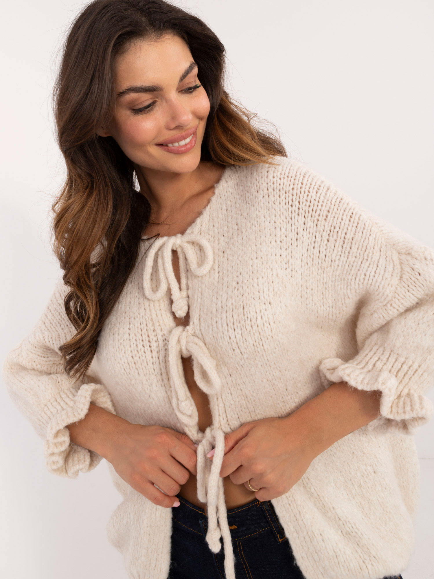 Sweter jasny beżowy
