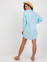 Hurt Jasnoniebieska długa koszula muślinowa OCH BELLA