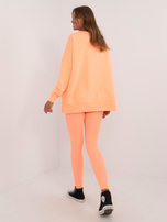 Hurt Fluo pomarańczowy dresowy komplet z legginsami