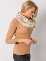 Żółta chusta w kwiaty