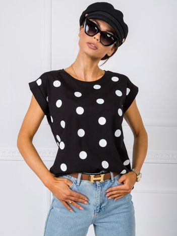 Czarny t-shirt Catrina