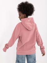 Hurtownia Brudnoróżowa bluza kangurka z polaru SUBLEVEL