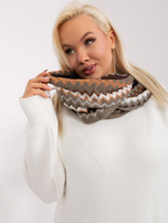 Hurtownia Khaki ażurowy komin we wzory