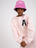 Jasnoróżowy dresowy komplet ze spódnicą Brixen