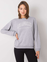 Szara melanżowa bluza damska Drew RUE PARIS