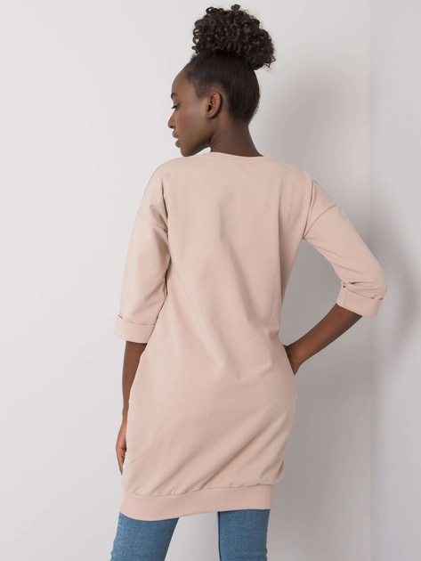 Beżowa bluza z kieszeniami Iveta