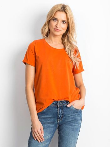 Ciemnopomarańczowy t-shirt Transformative