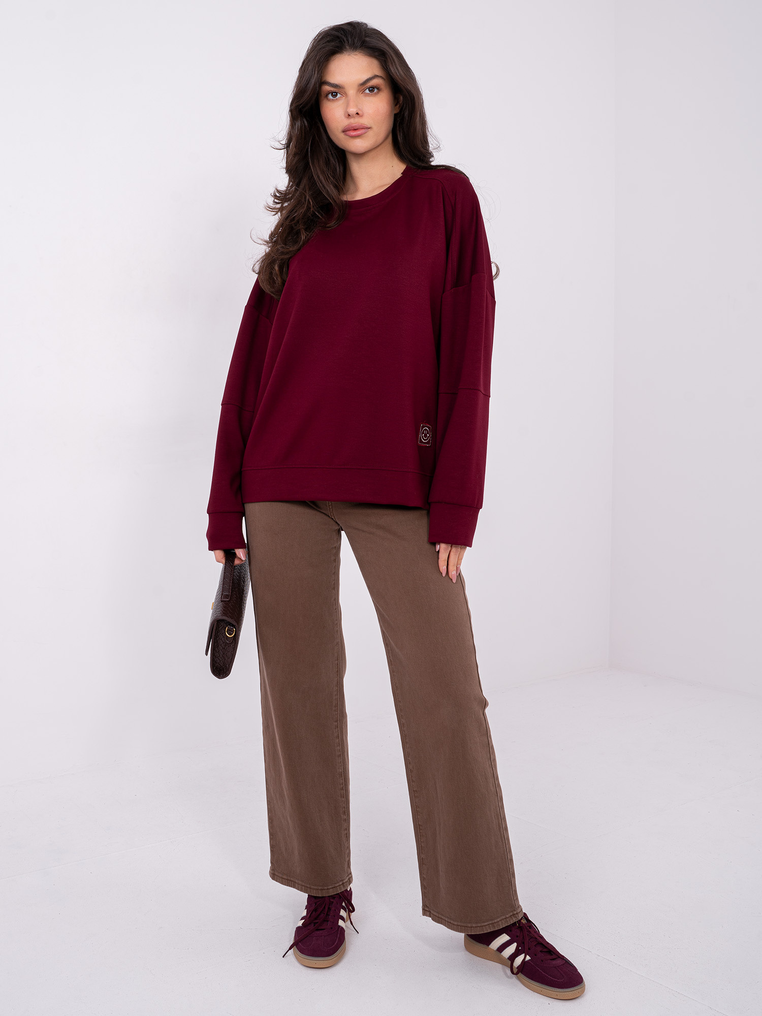 Bluza bordowy