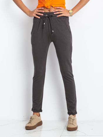 Ciemne khaki spodnie Cadence