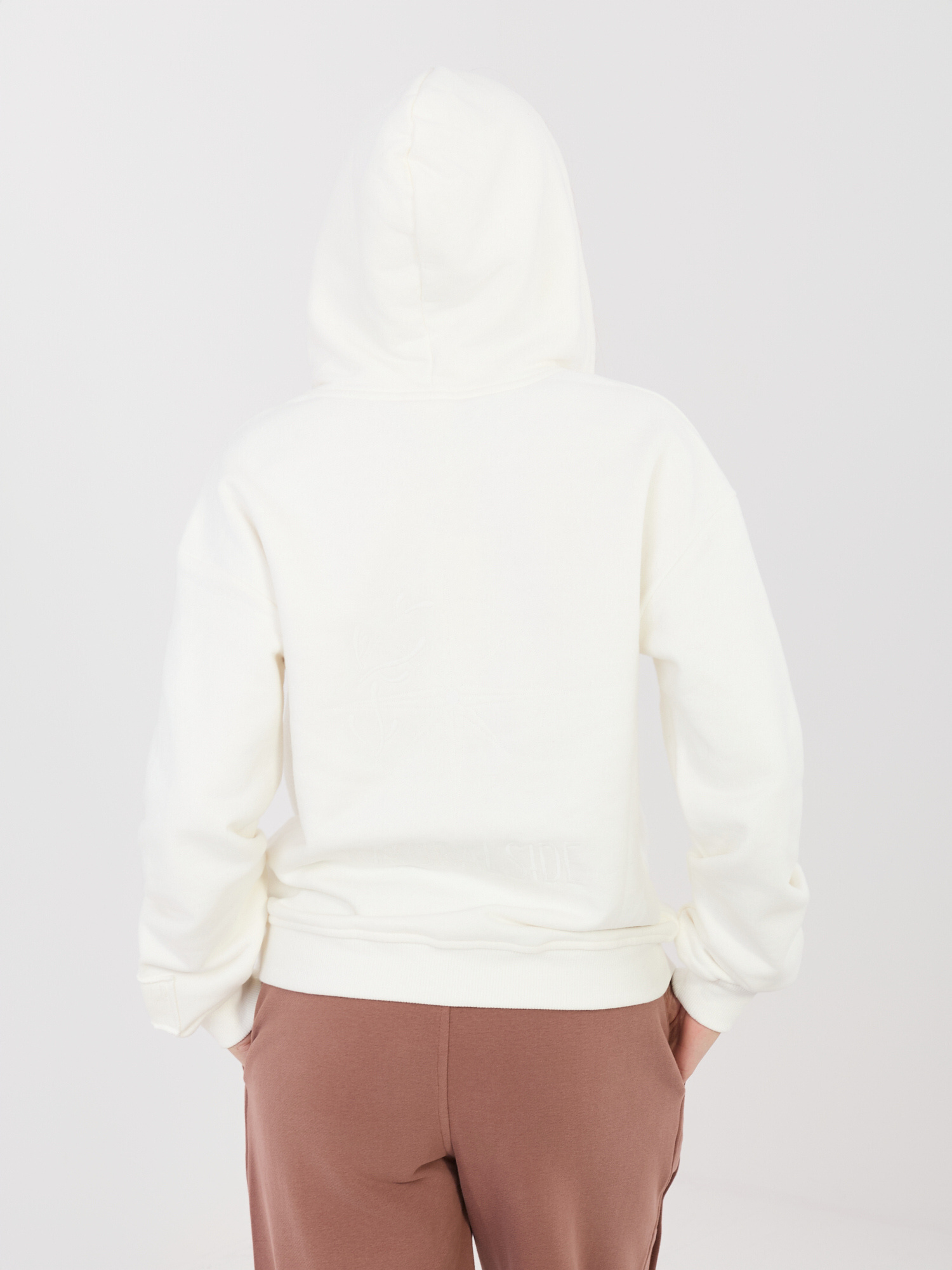 Ecru rozpinana bluza oversize NATURAL SIDE 