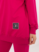 Hurt Fuksjowy dwuczęściowy komplet basic z dekoltem V