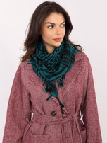 Hurtownia Morsko-czarna chusta arafatka z frędzlami