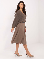 Fango rozkloszowana spódnica z dzianiny RUE PARIS 