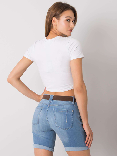 Jasnoniebieskie szorty damskie Albertine SUBLEVEL