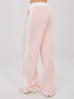 Pastelowy różowy komplet z wypukłym napisem RUE PARIS  