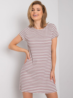 Weiße-rote Kleid Trina KENNEN SIE MICH NICHT.
