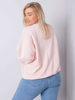 Jasnoróżowa bluza plus size Mischa